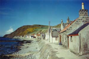 Click to book your quality time at Number 13 Crovie - with The Blue Chair of Relaxation at the front door ! All you need now is a cup of tea and a bun !