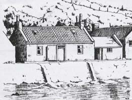 Number 13 Crovie - right at the water's edge, 2 doors and 5 windows with a sea view. Have your breakfast closer to the sea than on the QE2 !